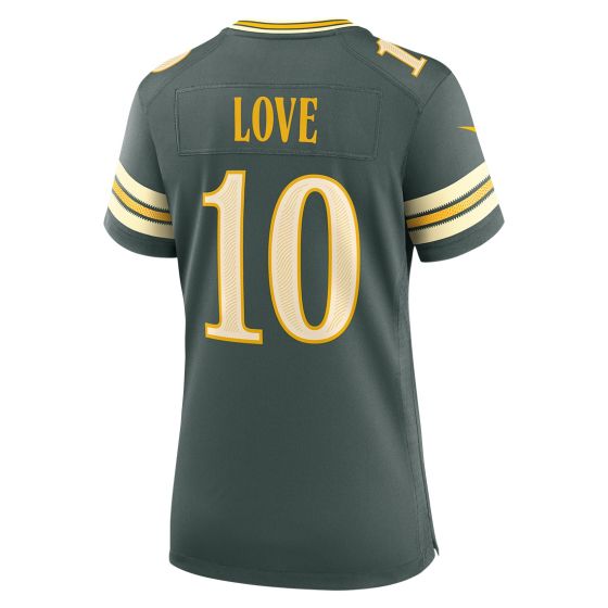 Women Green Bay Packers #10 Jordan Love green Rivalries Nike 2026s NFL Game Jersey